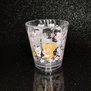 Rilakkuma Cherry Blossom Sakura Clear Cup.